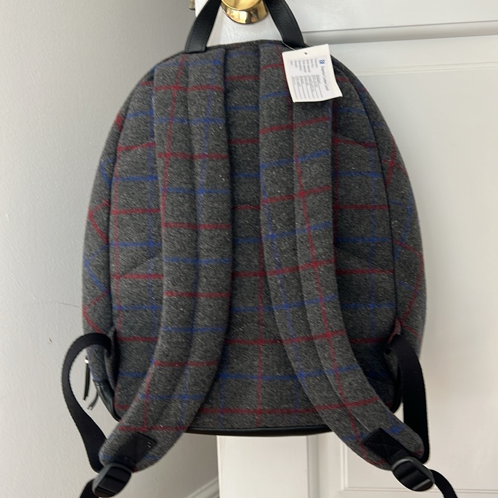 NWT Baekgaard tweed and leather backpack - Picture 6 of 10